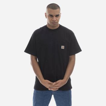 Pánské tričko Carhartt WIP S / S Local Pocket T košile I030672 BLACK / MARENGO