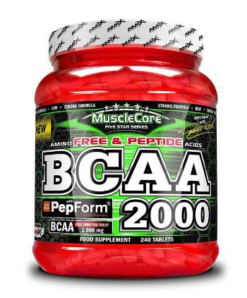 BCAA 2000 + PepForm - Amix 240 tbl.