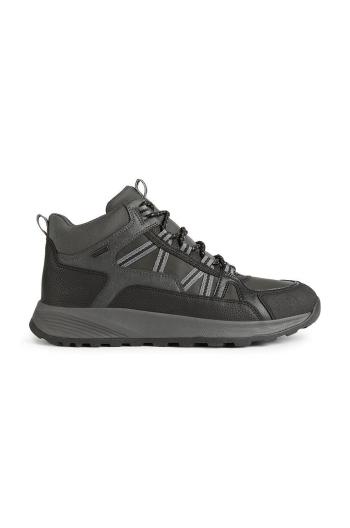 Kožené sneakers boty Geox Terrestre B Abx černá barva