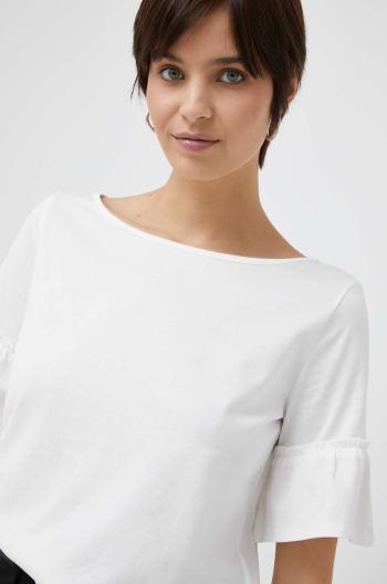Bavlněné tričko Pennyblack Bílá barva