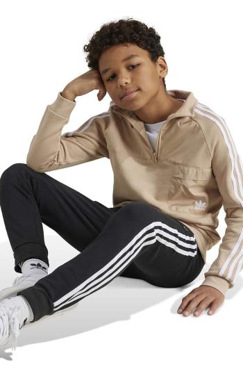 Dětská mikina adidas Originals HZ CREW béžová barva, s aplikací, IY0011