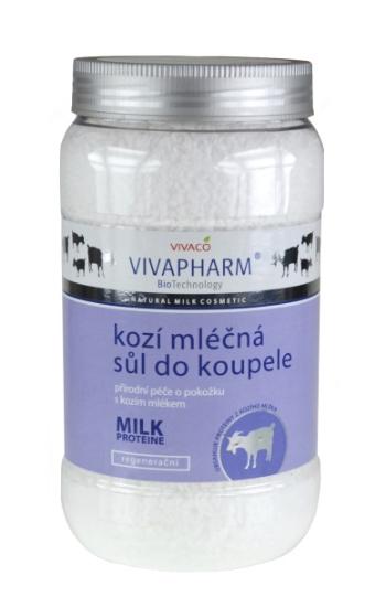 VivaPharm Sůl do koupele s kozím mlékem 1200 g