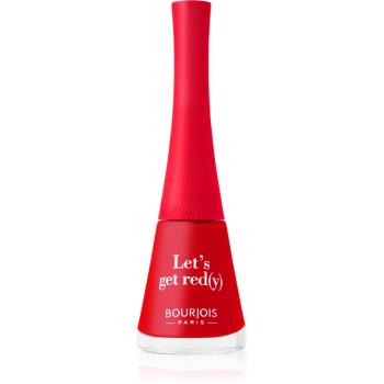 Bourjois 1 Seconde rychleschnoucí lak na nehty odstín 009 Let's Get Red(y) 9 ml