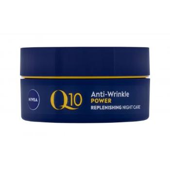 Nivea Q10 Power Anti-Wrinkle + Firming Night 50 ml noční pleťový krém pro ženy na normální pleť; proti vráskám; zpevnění a lifting pleti