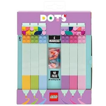 LEGO DOTS Fixy, mix barev - 6 Ks (4895028527976)