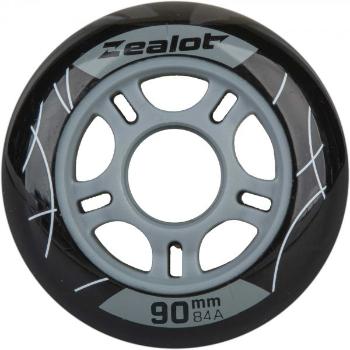 Zealot 90-84A WHEELS 4PACK Sada in-line koleček, černá, velikost UNI