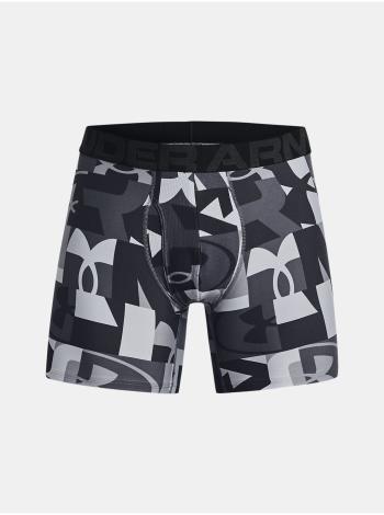 Boxerky Under Armour UA Tech 6in Novelty 2 Pack - šedá