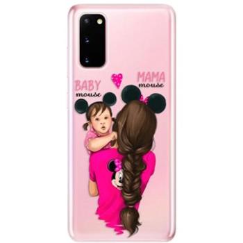 iSaprio Mama Mouse Brunette and Girl pro Samsung Galaxy S20 (mmbrugirl-TPU2_S20)