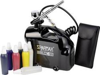 Airbrush sada pro začátečníky s kompresorem Sparmax SK-55, double action