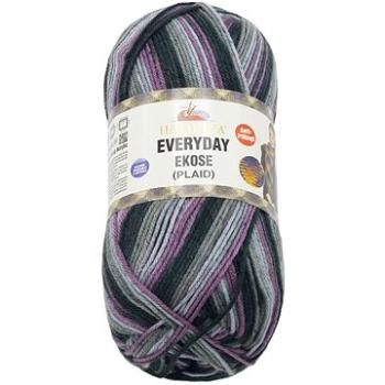 BELLATEX Příze HiMALAYA EVERYDAY EKOSE 200g - 241-06 šedá, fialová (9696)