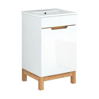A-Interiéry Koupelnová skříňka s keramickým umyvadlem Spree 50 P/L spree_50