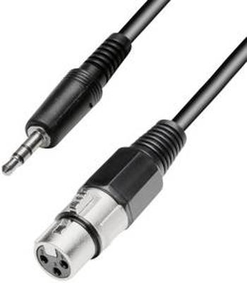 Kabel stereo jack (M) 3,5 mm/XLR (F), 3 m