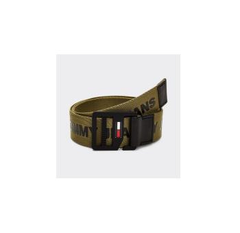 Tommy Hilfiger Tommy Jeans pánský khaki opasek Tjm Dring Belt