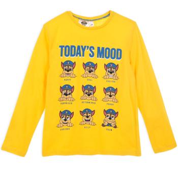 Chlapecké tričko PAW PATROL TODAY´S MOOD žluté Velikost: 110
