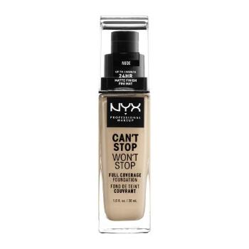 NYX Professional Makeup Can't Stop Won't Stop 30 ml make-up pro ženy 6.5 Nude na normální pleť; na smíšenou pleť; na mastnou pleť