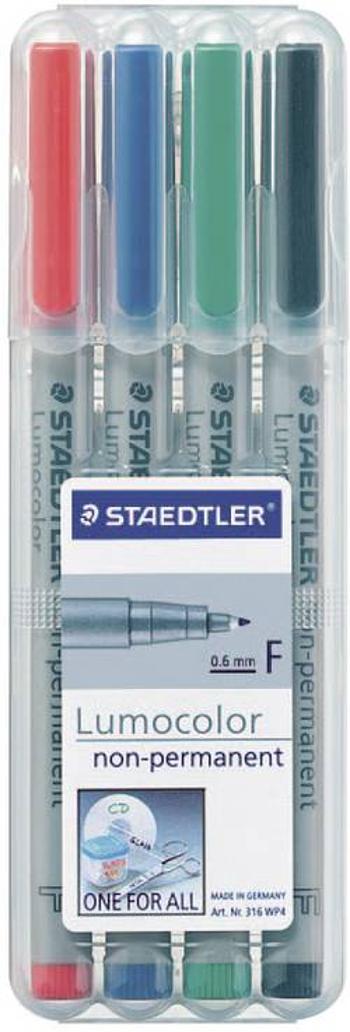 Staedtler Lumocolor® 316 WP4 popisovač fólií, červená, modrá, zelená, černá