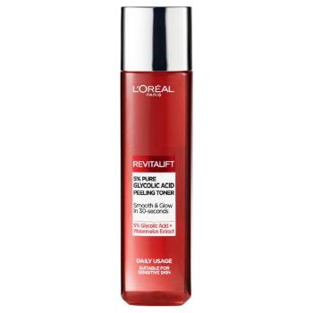 L'Oréal Paris Revitalift 5% Pure Glycolic Acid Peeling Toner 180 ml pleťová voda a sprej na všechny typy pleti; na pigmentové skvrny