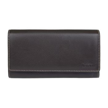 Dámská kožená peněženka Lagen Jiřina - hnědo-šedá