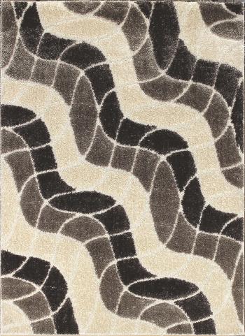 Berfin Dywany Kusový koberec Seher 3D 2616 Brown Beige - 140x190 cm Hnědá