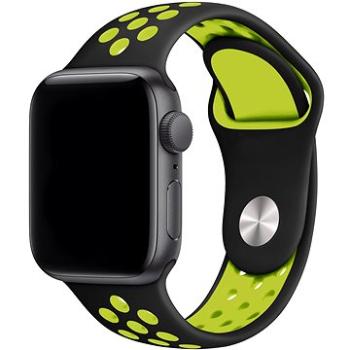 Eternico Sporty pro Apple Watch 42mm / 44mm / 45mm / Ultra 49mm Mustard Yellow and Black (AET-AWSP-YeBl-42)