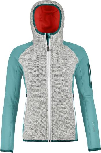 Ortovox Fleece plus classic knit hdy w - ice waterfall L