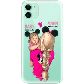 iSaprio Mama Mouse Blond and Girl pro iPhone 11 (mmblogirl-TPU2_i11)
