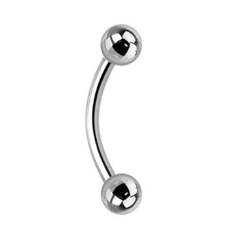 Šperky4U Piercing do obočí - kuličky, tl. tyčky 1,0 mm - OB01100-10063