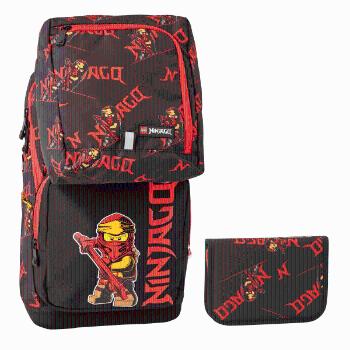 LEGO Bags Ninjago Red Optimo - školní batoh, 3 dílný set