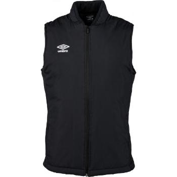 Umbro PREMIER PADDED GILET Pánská vesta, černá, velikost S