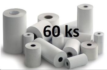 Papírový kotouč papírová páska TERMO, 80/70/12 (62m) - 60ks