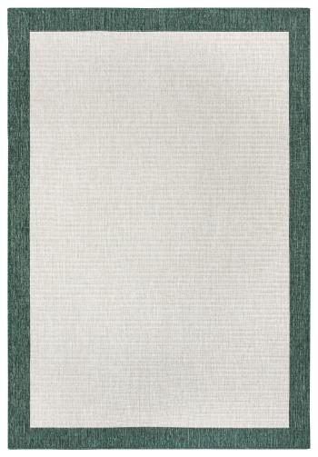 NORTHRUGS - Hanse Home koberce Kusový koberec Twin-Wendeteppiche 105473 Green - 80x350 cm Bílá