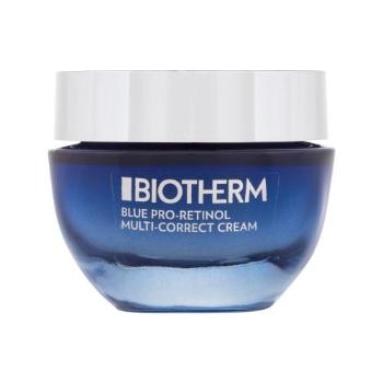 Biotherm Blue Pro-Retinol Multi-Correct Cream 50 ml denní pleťový krém pro ženy poškozená krabička na všechny typy pleti; proti vráskám