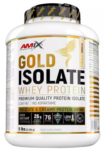 Amix Gold Whey Protein Isolate, Přírodní vanilka 2280 g