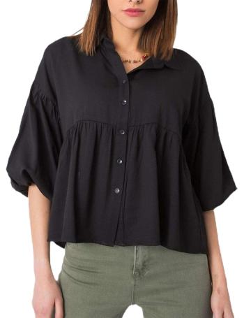 černá dámská volná košile vel. XL
