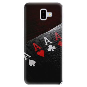 Odolné silikonové pouzdro iSaprio - Poker - Samsung Galaxy J6+