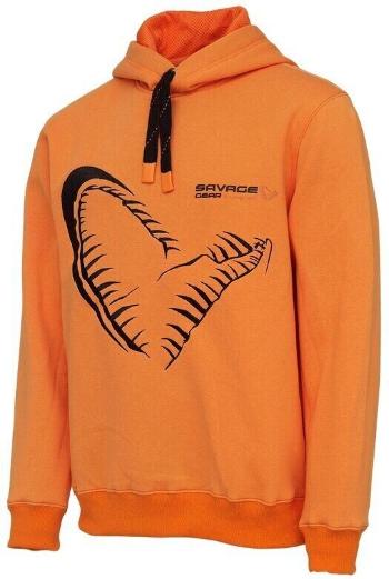 Savage Gear Mikina Mega Jaw Hoodie Sun Orange M