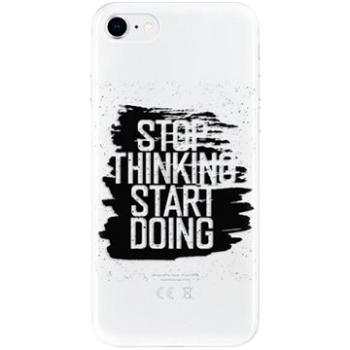 iSaprio Start Doing - black pro iPhone SE 2020 (stadob-TPU2_iSE2020)