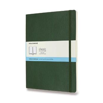Zápisník Moleskine VÝBĚR BAREV - měkké desky - XL, tečkovaný 1331/11294 - Zápisník Moleskine - měkké desky tm. zelený