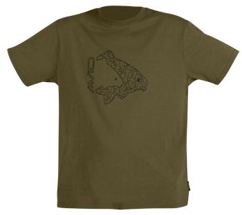 Avid carp tričko icon t-shirt khaki - xxxl