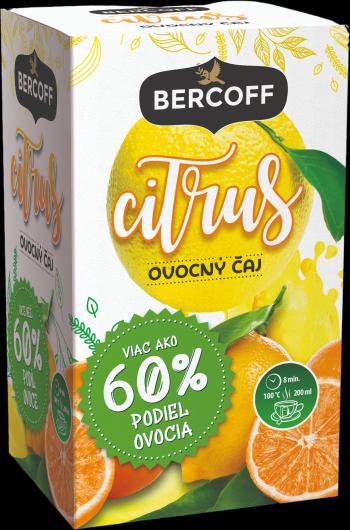 Bercoff Ovocno-bylinný čaj Citrus (60%) 16 ks