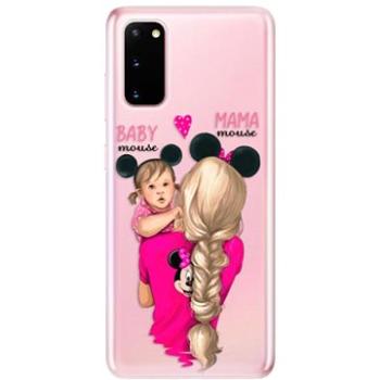 iSaprio Mama Mouse Blond and Girl pro Samsung Galaxy S20 (mmblogirl-TPU2_S20)