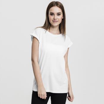 Dámské tričko Urban Classics Ladies Extended Shoulder Tee white - 4XL