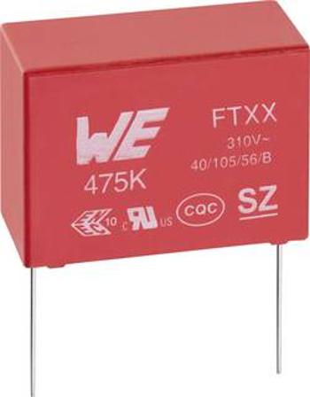 Odrušovací kondenzátor X2 radiální Würth Elektronik WCAP-FTXX 890334027025CS, 3.3 µF, 310 V/AC, 10 %, 1 ks