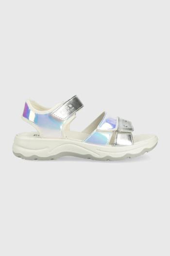 Dětské sandály Primigi stříbrná barva