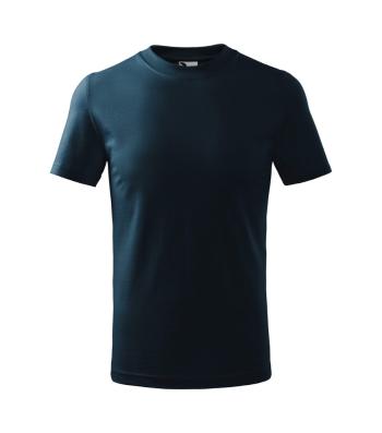MALFINI Dětské tričko Basic - Námořní modrá | 146 cm (10 let)
