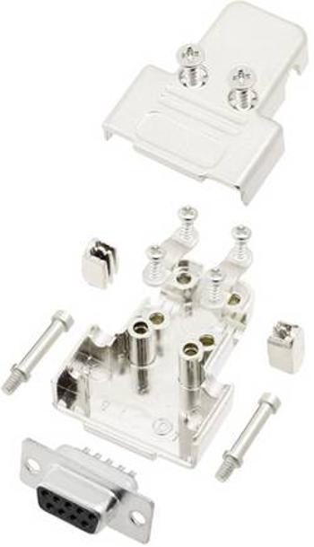 Sada D-SUB zásuvková lišta TRU COMPONENTS TCTRIM09DMSK, 180 °, pólů 9, pájecí kalíšek, 1 ks