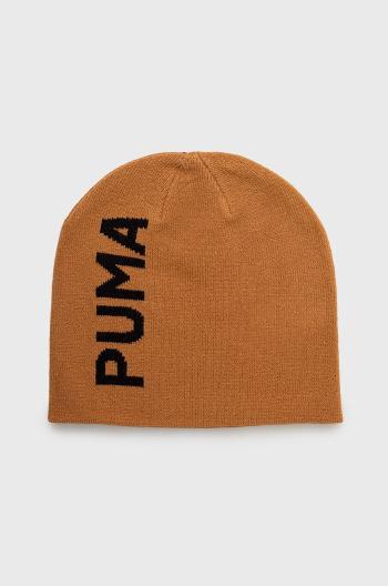 Čepice Puma žlutá barva, z tenké pleteniny