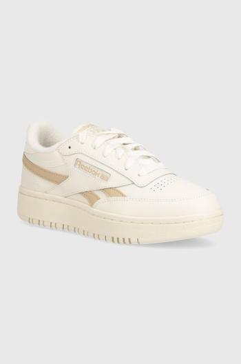 Kožené sneakers boty Reebok Classic Club C béžová barva, 100074268