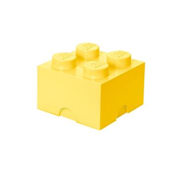 LEGO úložný box 4 – světle žlutá