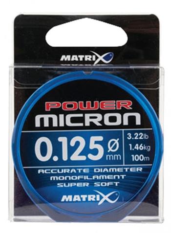 Matrix vlasec power micron čirý 100 m-průměr 0,09 mm / nosnost 0,74 kg